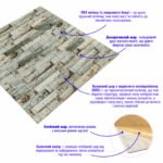 Декоративна панель 3D 700х770х5мм Цегла Катеринославська SW-00003310 - Зображення 2