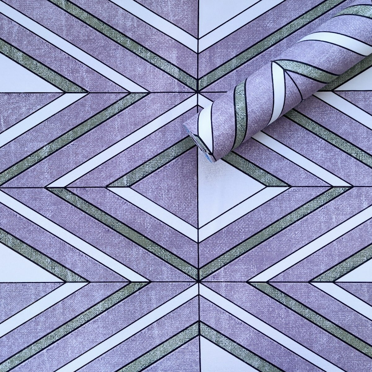 2e351217af-1_resize_1200x1200 Самоклеюча плівка 0,45х10м х 0,07мм Зелені ромби SW-00001257 - Зображення 1