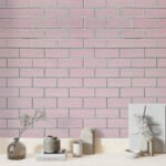 Панель стінова 700х700х5мм Рожева цегла зі сріблом SW-00001501 - Зображення 7