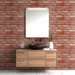 Декоративна ПВХ панель 960х480х4мм Коричнево-рожева цегла SW-00001426 - Зображення 7