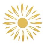 Дзеркальний декор акриловий самоклеючий золото, 25шт (D) SW-00002522