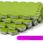 Підлога-пазл плюшевий 30х30х1см Салатовий (D) SW-00002094 - Зображення 5