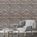 Самоклеючі шпалери 2800х500х1,5мм Коричнева катериновлавська цегла (D) SW-00001786 - Зображення 6