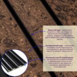 Рейка декоративна PS 2900х115х12мм Темно-коричневий із золотими вкрапленнями SW-00001737 - Зображення 3