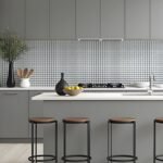 Самоклеюча алюмінієва плитка 300х300х3мм Біла мозайка SW-00001775 - Зображення 6