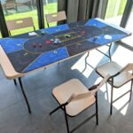 Складний стілець 46х42,5х86см Білий SW-00001610 - Зображення 8