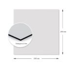 Дзеркало акрилове самоклеюче 295х295х2мм SW-00000749 - Зображення 3