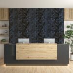 Декоративна ПВХ плита 1,22м х 2,44м х 3мм Чорний мармур SW-00001404 - Зображення 8