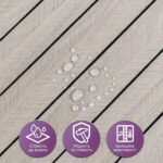 Покриття вінілове самоклеюче 3D рейки 600х600х2,8мм SW-00003244 - Зображення 4