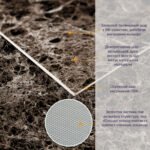 Декоративная ПВХ плита 600х600х3мм Сірий темно-сірий мармур (S) SW-00001628 - Зображення 2