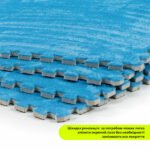 Підлога-пазл плюшевий 60х60х1см Блакитний (D) SW-00002091 - Зображення 5