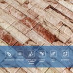 Самоклеюча 3D панель 700x770x5мм Бежева Катиринославська цегла SW-00001375 - Зображення 4