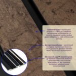 Рейка декоративна PS 2900х118х12мм Шоколадний мармур SW-00001754 - Зображення 2