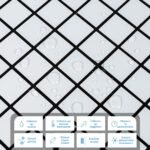 Самоклеюча алюмінієва плитка 300х300х3мм Біла мозайка SW-00001775 - Зображення 4