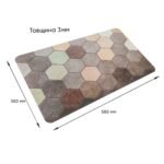 Вологопоглинаючий килимок 380х580х3мм Шестикутники (D) SW-00001571 - Зображення 3