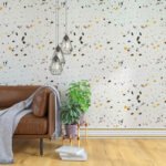 Плінтус РР самоклеючий 2300х140х4мм Білий з золотою смужкою (D) SW-00001812 - Зображення 6