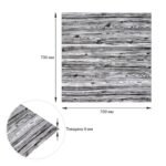 Декоративна 3D панель самоклейка 700х700х4мм Зебра дерево (081) SW-00000019 - Зображення 3