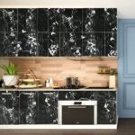 Самоклеюча плівка 0,45х10м х 0,07мм Чорний мармур з білим SW-00001280 - Зображення 5