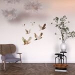 Дзеркальний декор акриловий самоклеючий Птахи срібло, 6шт (D) SW-00002520 - Зображення 5