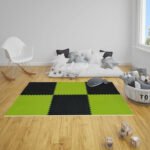 Підлога-пазл плюшевий ЧОРНИЙ 60*60*1cm (D) SW-00002079 - Зображення 8