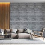 Самоклеюча 3D панель під дерево кольору зебри 2800x700x3мм SW-00001769 - Зображення 6