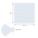 Панель стінова 3D 700х700х4мм Біла вагонка SW-00001964 - Зображення 3