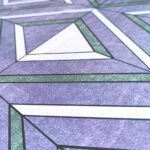 Самоклеюча плівка 0,45х10м х 0,07мм Зелені ромби SW-00001257 - Зображення 2