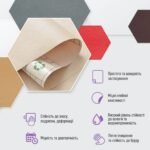 Самоклеюча екошкіра у рулоні 1.37х1м х 0.5мм Бежевий SW-00001346 - Зображення 4