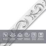 Молдинг 4950х20х7 мм Білий зі сріблом SW-00002679 - Зображення 4