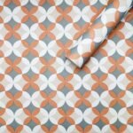 Самоклеюча плівка 0,45х10м х 0,07мм Помаранчові квіти SW-00001220