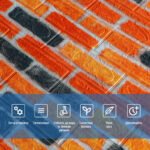 Самоклеюча 3D панель 700х770х3мм Матова Катеринославська цегла (047-3m) SW-00001440 - Зображення 4