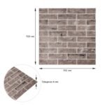 Панель стінова 3D 700х700х4мм Мокко SW-00001992 - Зображення 3