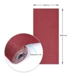 Лляні теплі шпалери на самоклейці 2800х650х2мм Бардо меланж (D) SW-00001492 - Зображення 3