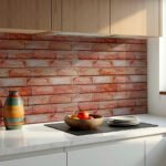 Декоративна ПВХ панель 960х480х4мм Коричнево-рожева цегла SW-00001426 - Зображення 5