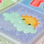 Набір панелей стінових 3D 700х1400х4мм Абетка (2шт) SW-00002352 - Зображення 8