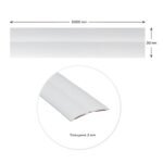 Молдинг 5000х30х2 мм Глянсовий білий SW-00002686 - Зображення 2