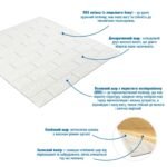 Панель стінова 3D 700х770х2мм Білий SW-00001914 - Зображення 2