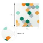 Панель стінова 3D 700х700х4мм Мозаїка зелено-жовта SW-00002015 - Зображення 3