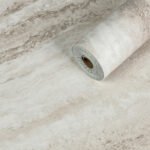 Самоклеюча вінілова плитка в рулоні 600х3000х2мм Перламутровий мармур Глянсова SW-00001283