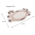Вологопоглинаючий килимок 400х600х3мм Котик SW-00002564 - Зображення 3