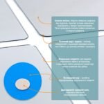 Дзеркальний декор акриловий самоклеючий срібло,6 шт(D) SW-00002526 - Зображення 4