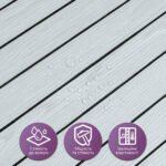 Покриття вінілове самоклеюче 3D рейки Скандинавський Дуб 600х2900х3мм SW-00002905 - Зображення 4