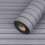 Покриття вінілове самоклеюче 3D рейки 600х2900х3мм Тік сивий SW-00002907