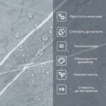 Самоклеюча вініловая плитка в рулоні 600х3000х2мм Глянсова SW-00002060 - Зображення 5