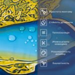 Самоклеюча стінова PET плитка в рулоні 1200х3000х2мм SW-00002664 - Зображення 4