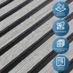 Панель-рейка 680х670х5мм Срібно-чорний SW-00002532 - Зображення 5