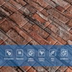 Самоклеюча декоративна 3D панель 700х770х5мм Червона цегла піщаник (058) SW-00000177 - Зображення 4