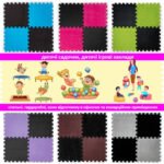 Підлога-пазл плюшевий 30х30х1см Чорний (D) SW-00002078 - Зображення 7