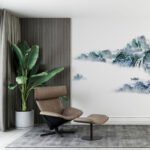 Плінтус РР самоклеючий 2300х140х4мм Білий з сірою смужкою (D) SW-00001809 - Зображення 6