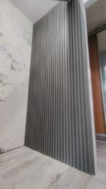 Рейка декоративна WPC стінова 3000х165х23мм Сталева сіра SW-00001528